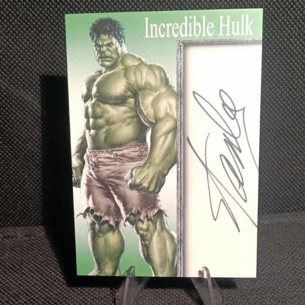 THE INCREDIBLE HULK - 2019 ALL-AMERICAN SPORTS MARVEL FUN SET - CARD #4 w/ STAN